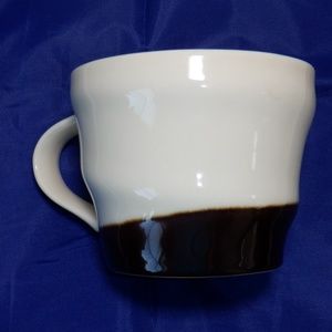 Starbucks Asymmetrical Swirl Brown Tan 12 oz 2013